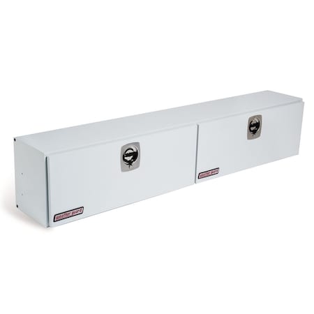 Weather Guard STEEL JUMBO SUPER SIDE TRUCK BOX H 24 X 16.25 X 96.25 WHITE 297-3-02